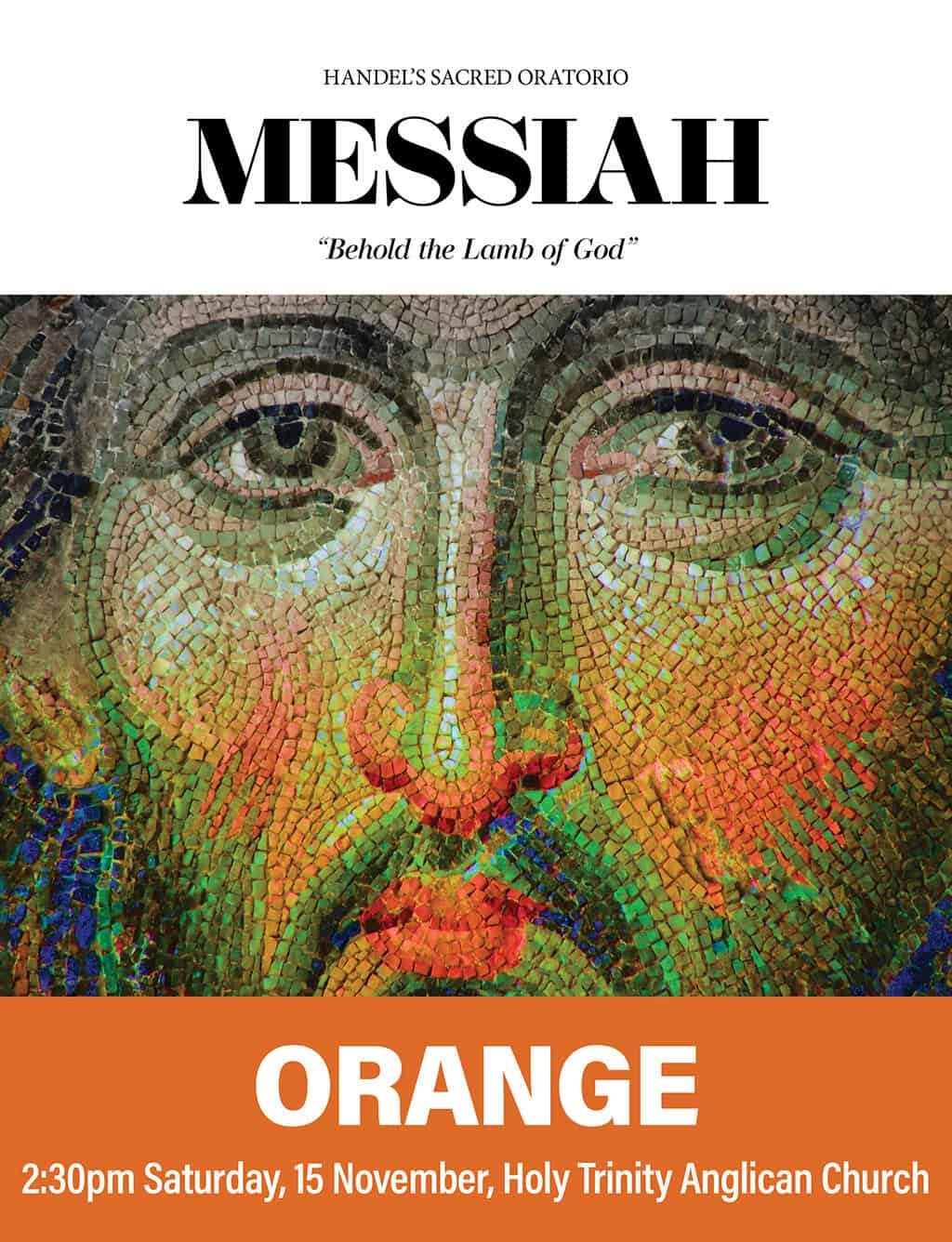 Messiah Orange Tickets Thumbnail